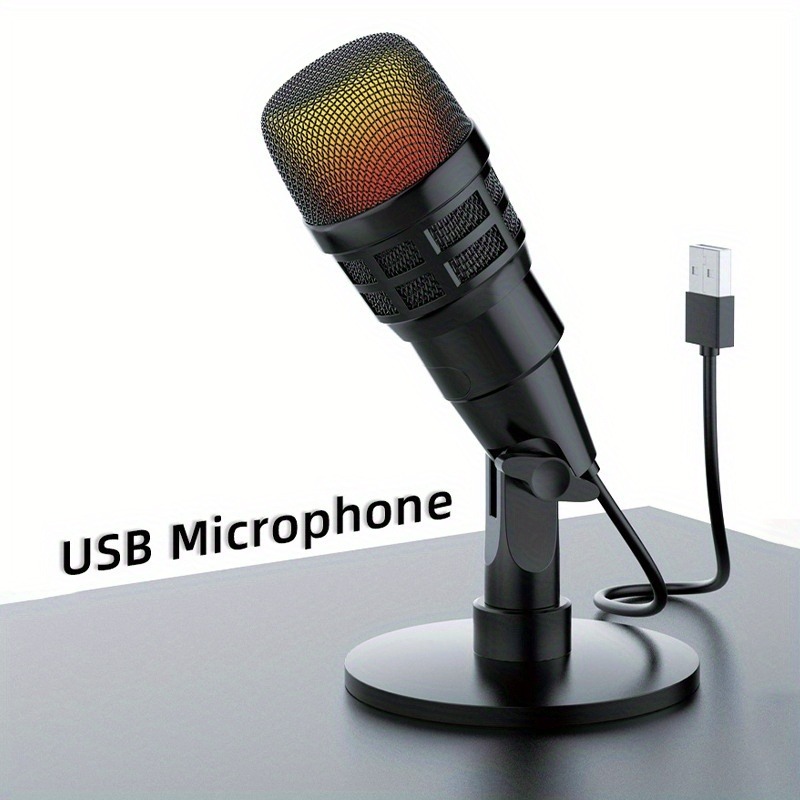 Streaming Mic Condenser - USB Microphone for Gaming Live Streaming