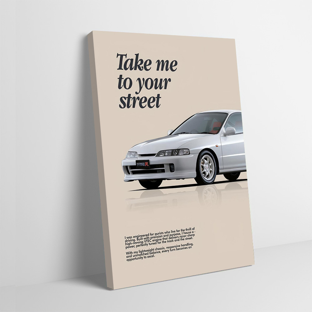Esports Gaming Poster - Sports Car Integra Type R Printing