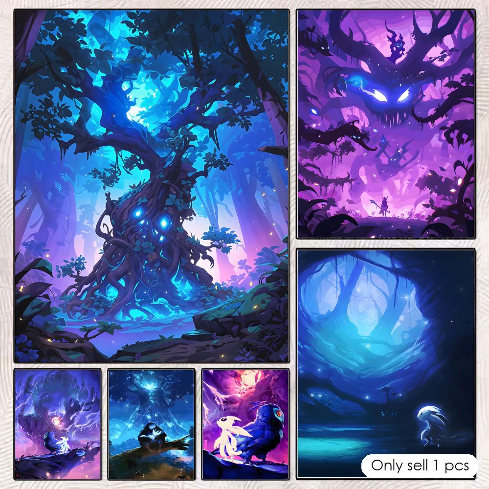 Esports Gaming Poster - O-Ori and the B-Blind F-ForestS Poster
