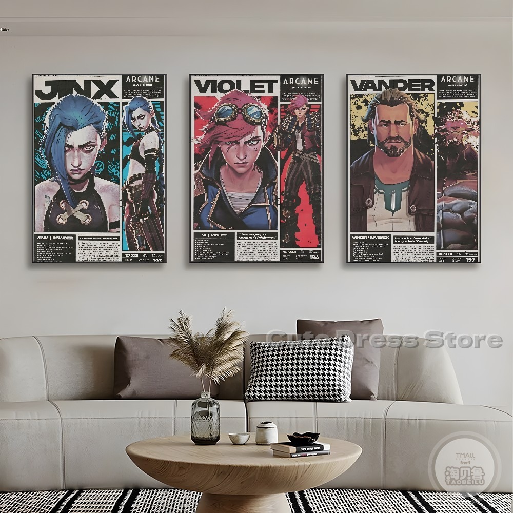 Arcane Canvas Print  Unframed  - огляд і ціна Esports Gaming Poster