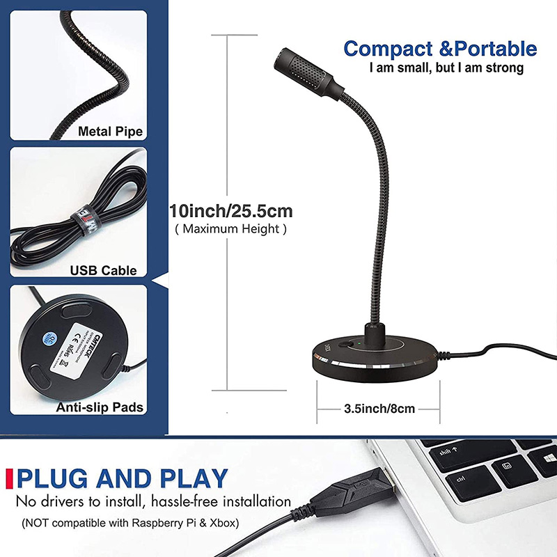 Professional Microphone, Conde - огляд і ціна Streaming Mic Condenser