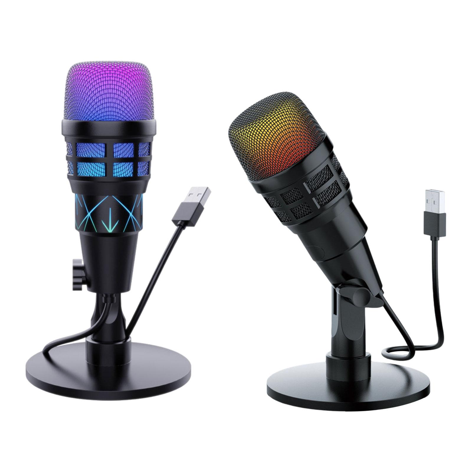 RGB USB Condenser Gaming Micro - огляд і ціна Streaming Mic Condenser