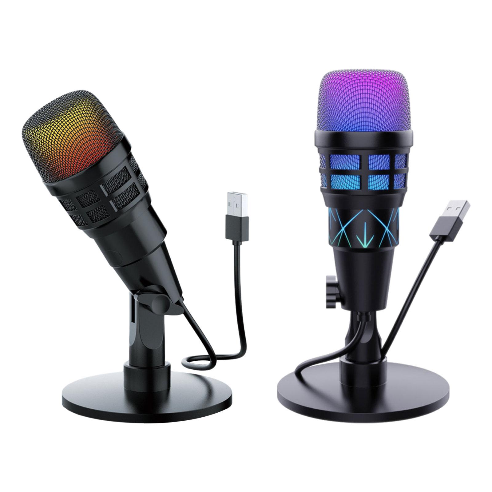 RGB USB Condenser Gaming Micro - огляд і ціна Streaming Mic Condenser