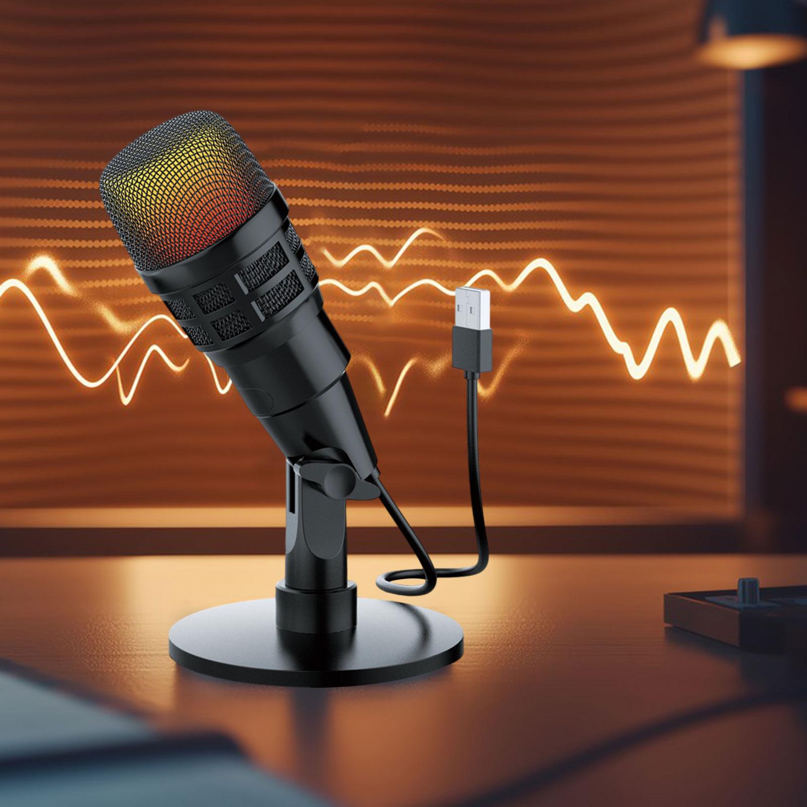 RGB USB Condenser Gaming Micro - огляд і ціна Streaming Mic Condenser