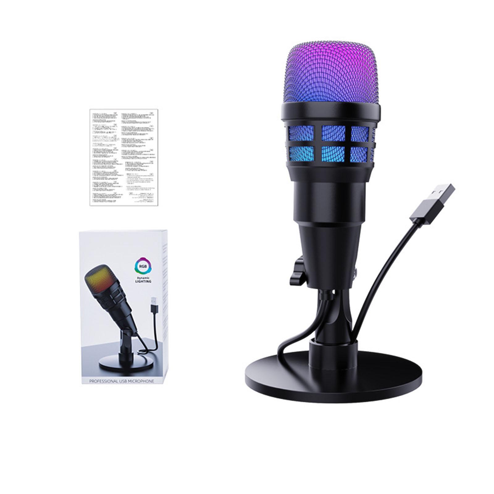RGB USB Condenser Gaming Micro - огляд і ціна Streaming Mic Condenser
