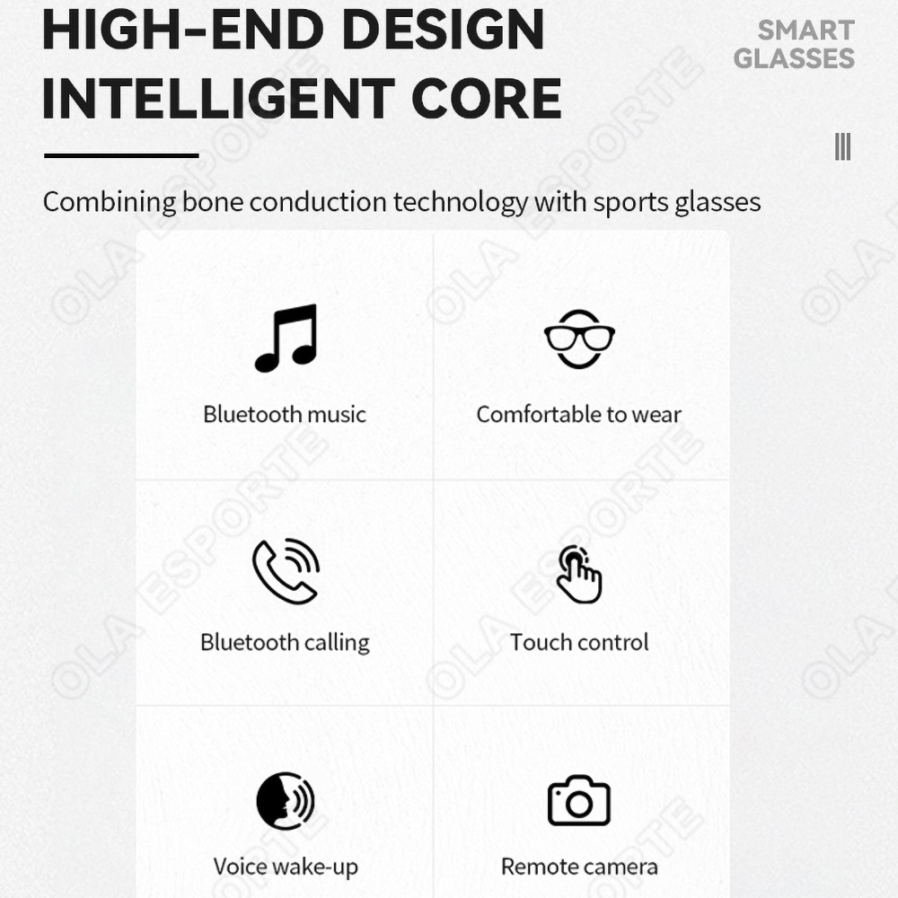 NEW Smart Glasses V5.3 Bluetoo - огляд і ціна Esports Gamers