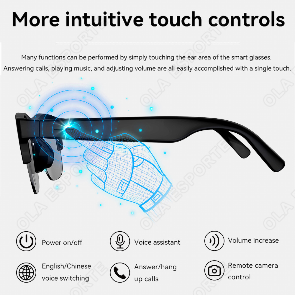NEW Smart Glasses V5.3 Bluetoo - огляд і ціна Esports Gamers