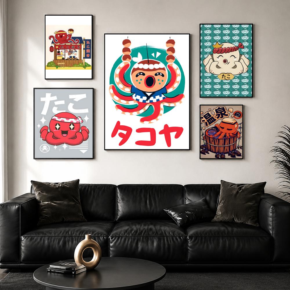Cute Takoyaki Poster Wall Post - огляд і ціна Esports Gaming Poster