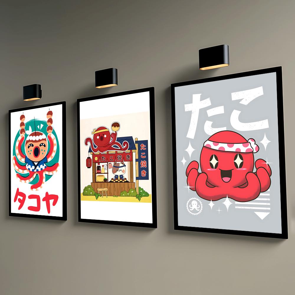 Cute Takoyaki Poster Wall Post - огляд і ціна Esports Gaming Poster