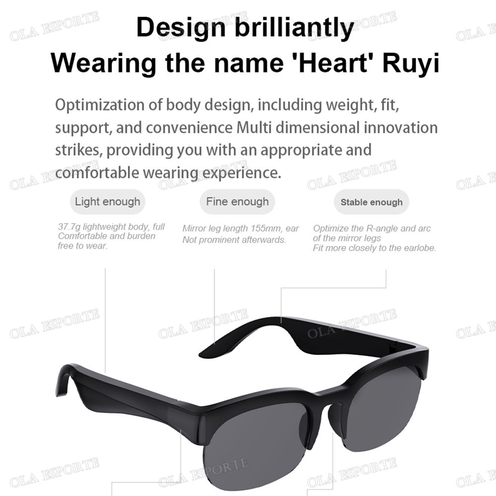Smart Bluetooth V5.3 Sunglasse - огляд і ціна Esports Gamers