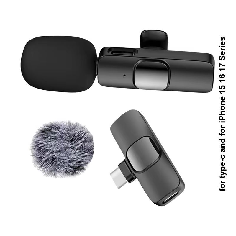 Wireless Lavalier Microphone f - огляд і ціна Streaming Mic Condenser