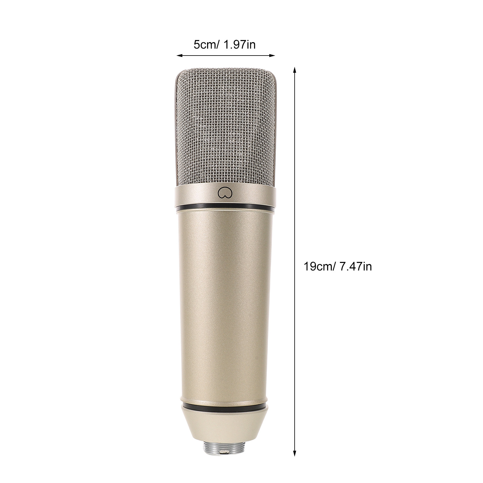 Metal Xlr Condenser Microphone - огляд і ціна Streaming Mic Condenser