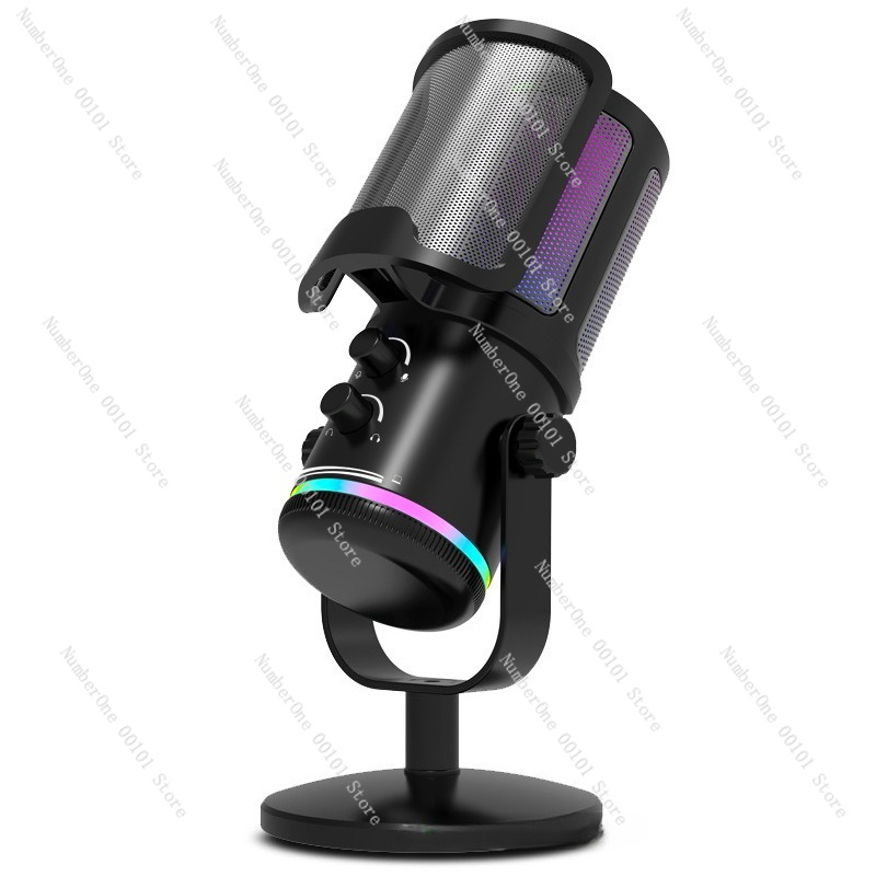 USB RGB Condenser Microphone D - огляд і ціна Streaming Mic Condenser