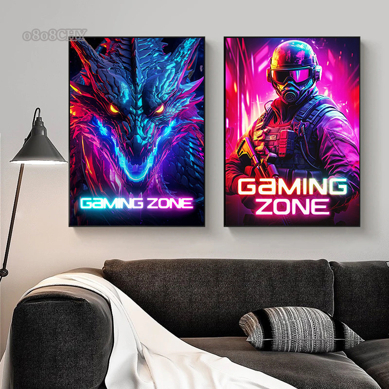 Dragon Assassin Space Armor Ga - огляд і ціна Esports Gaming Poster