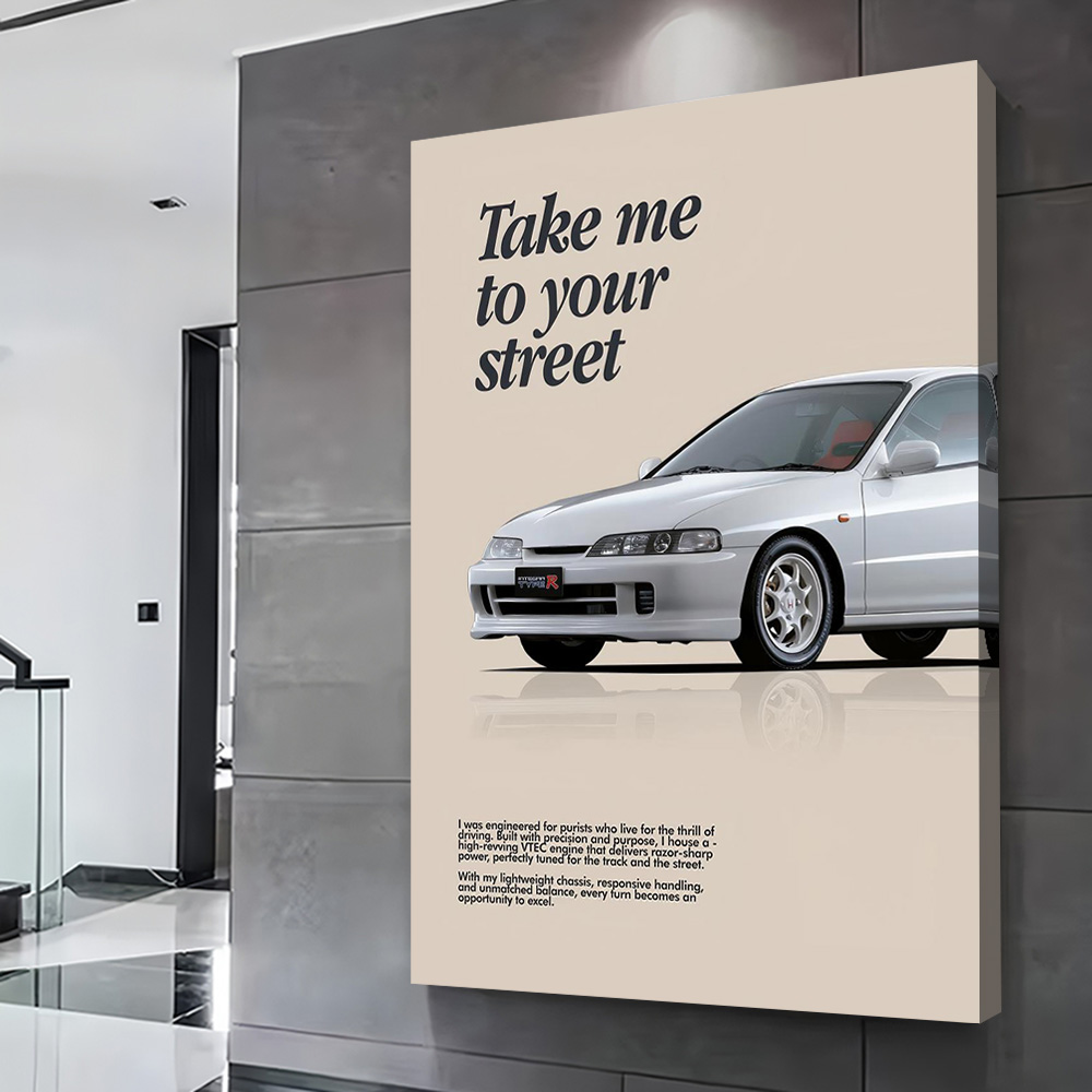 Sports Car Integra Type R Prin - огляд і ціна Esports Gaming Poster