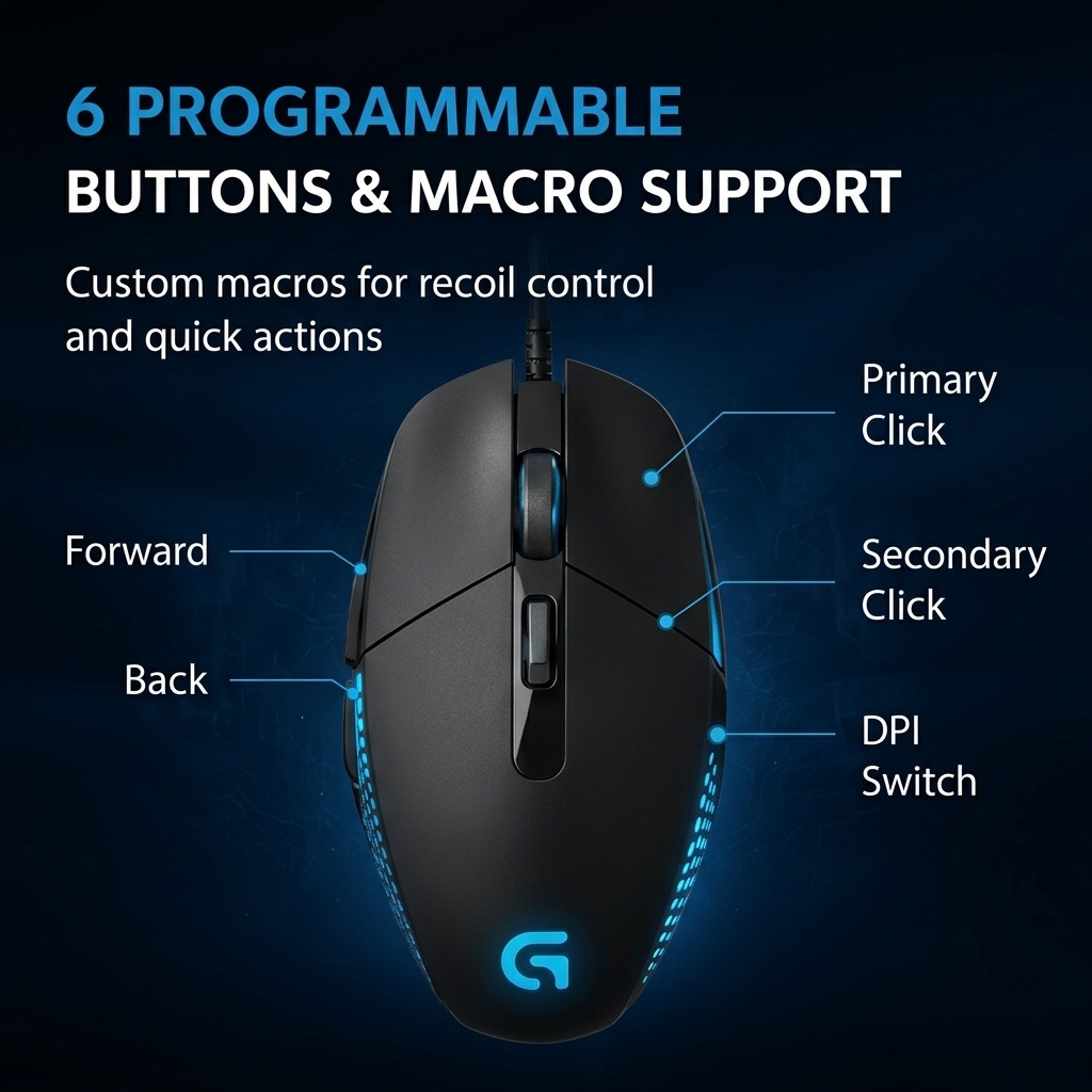 Original Logitech G302 Wired O - огляд і ціна Zero Esports Gaming Gear