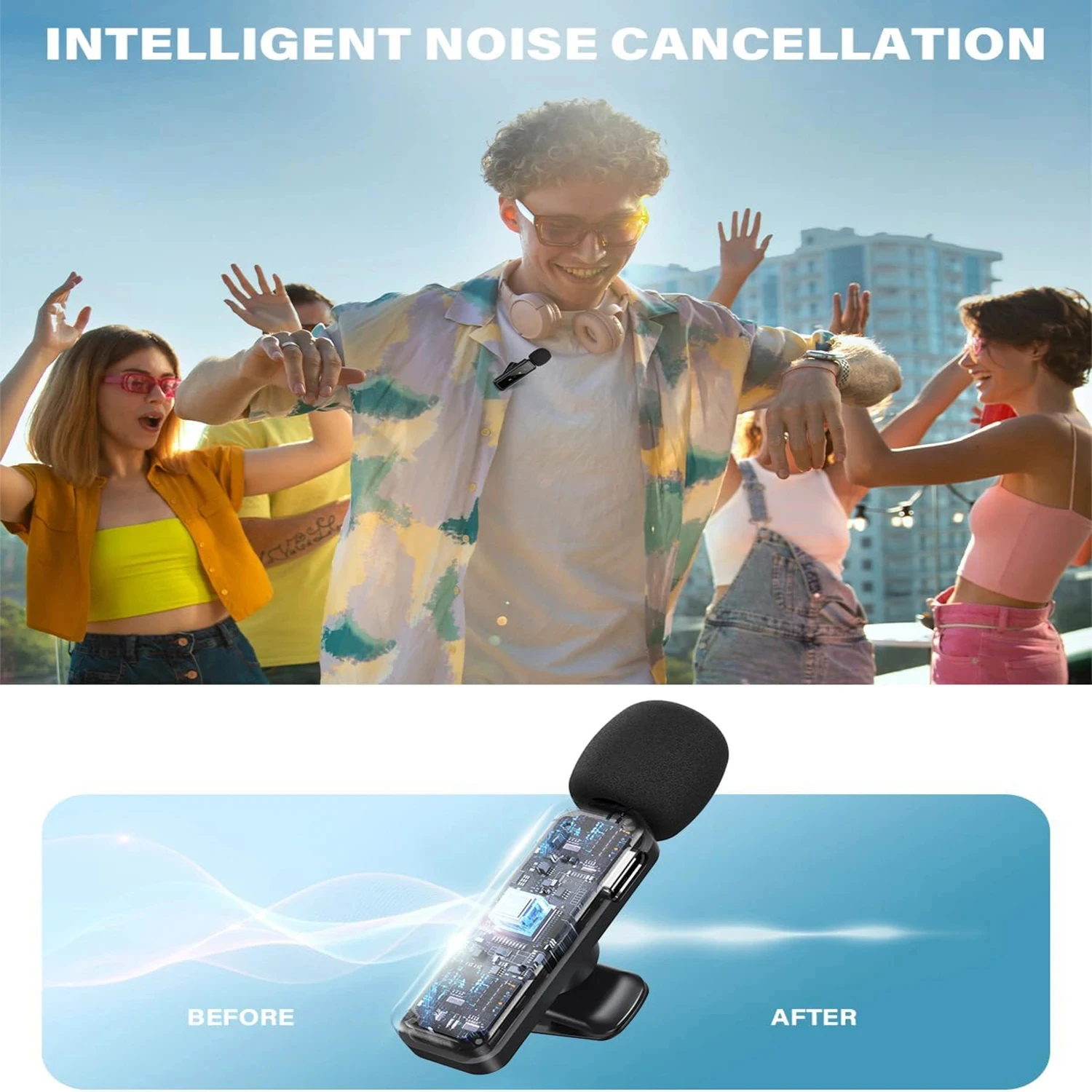 Lavalier Wireless Microphone 8 - огляд і ціна Streaming Mic Condenser