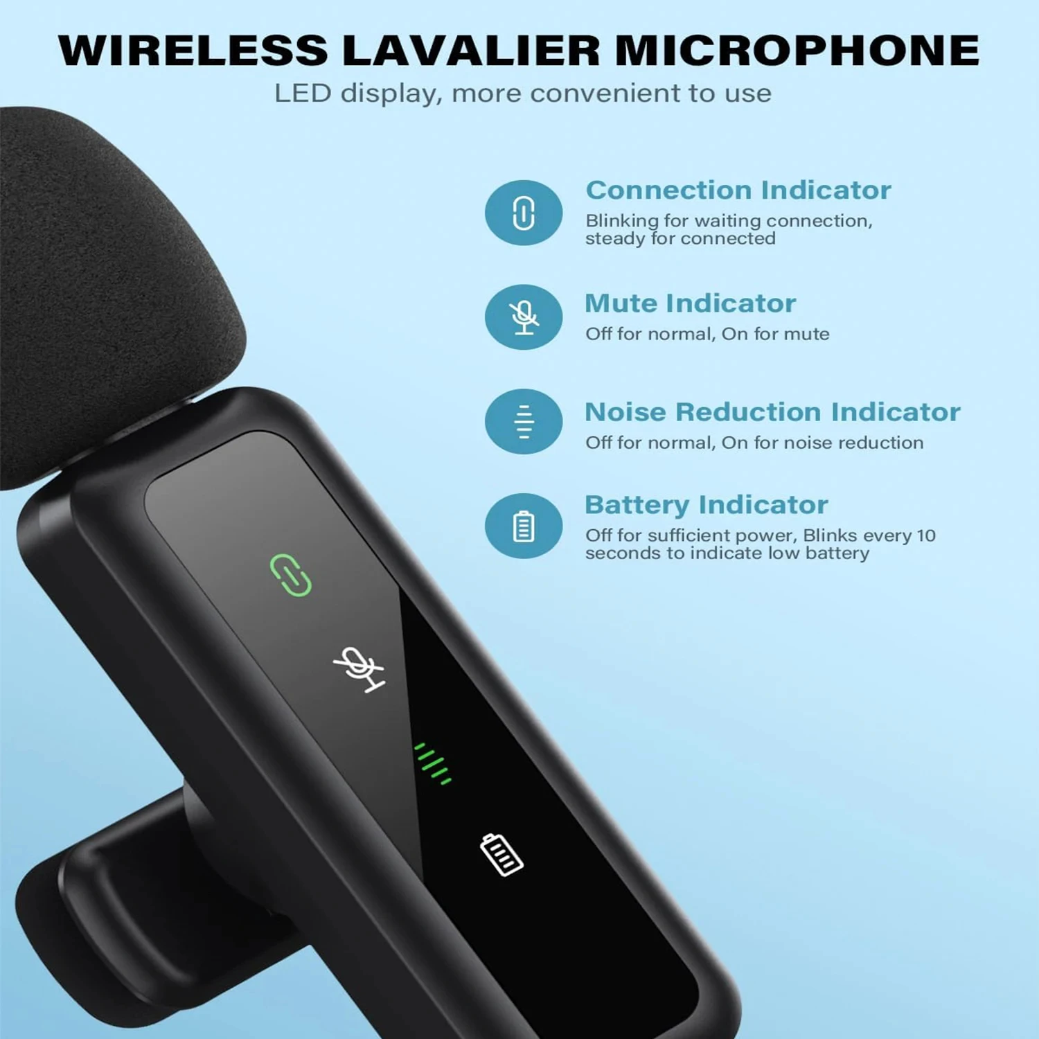 Lavalier Wireless Microphone 8 - огляд і ціна Streaming Mic Condenser